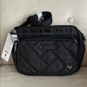 NWT Lug Carousel XL2 Crossbody Bag in Midnight Black